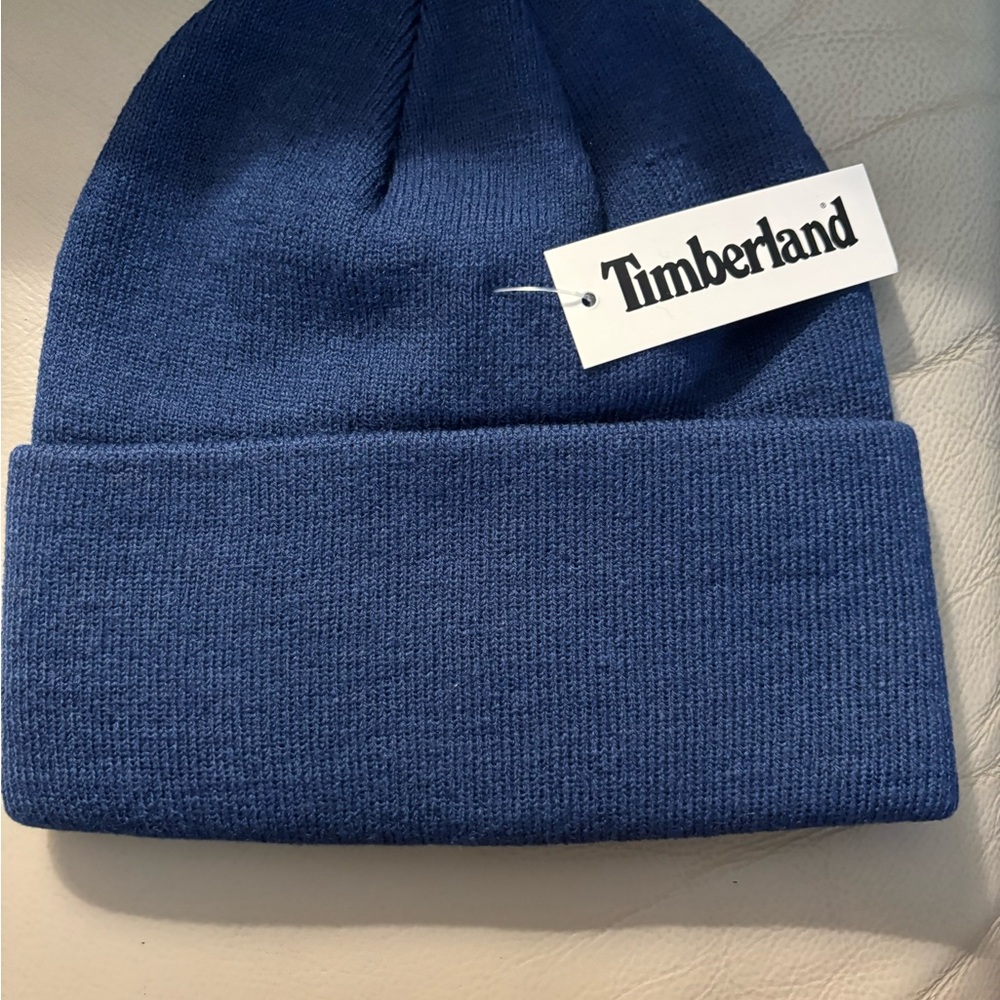 Timberland Navy Knit Hat